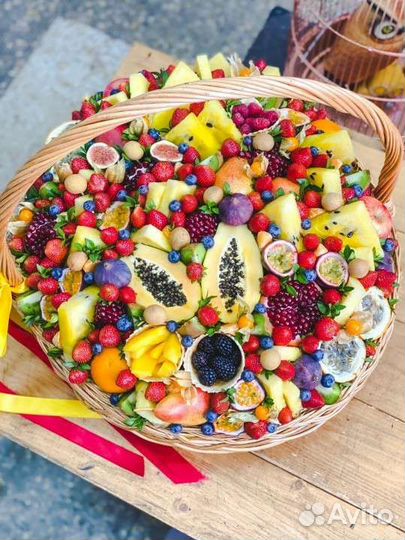 Корзина с фруктами
