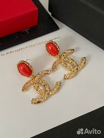 Серьги Chanel