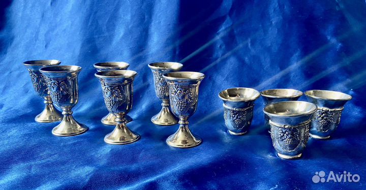 Мельхиоровые рюмки