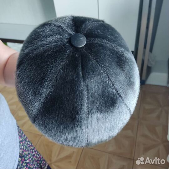 Меховая мужская кепка