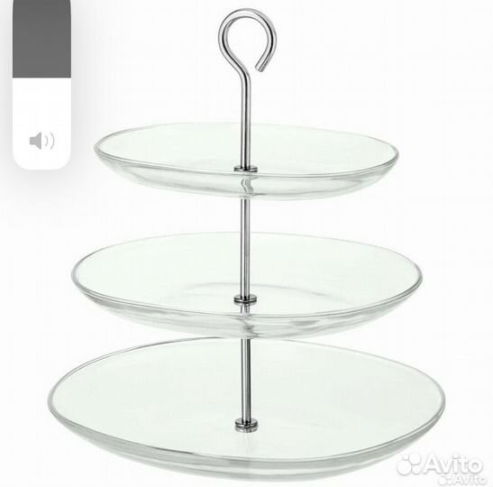 Этажерка многоярусная стеклянная IKEA