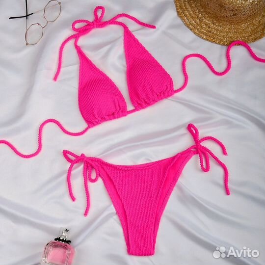 Купальник розовый бикини 46 М