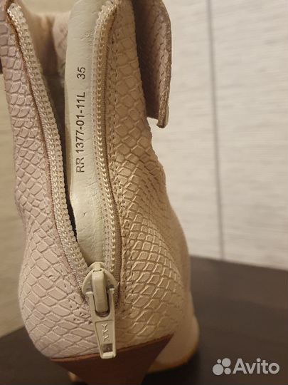 Летние полуботинки замша 35р