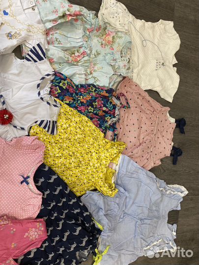 Пакет вещей на девочку размер 80