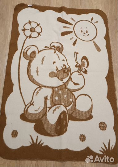 Одеяло детское шерстяное