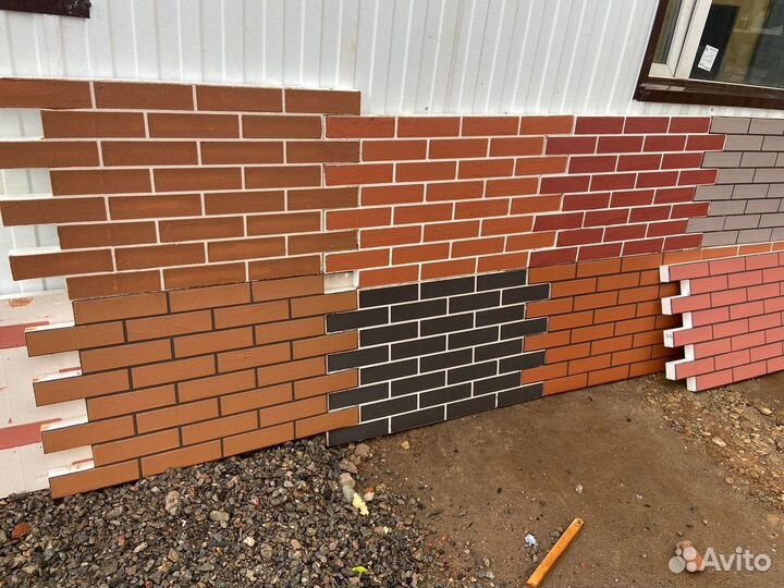 Гибкий кирпич на пенополистироле