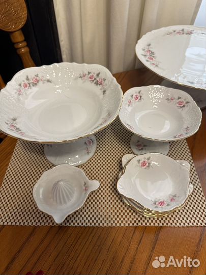 Предметы сервировки Бледная Роза Чехия