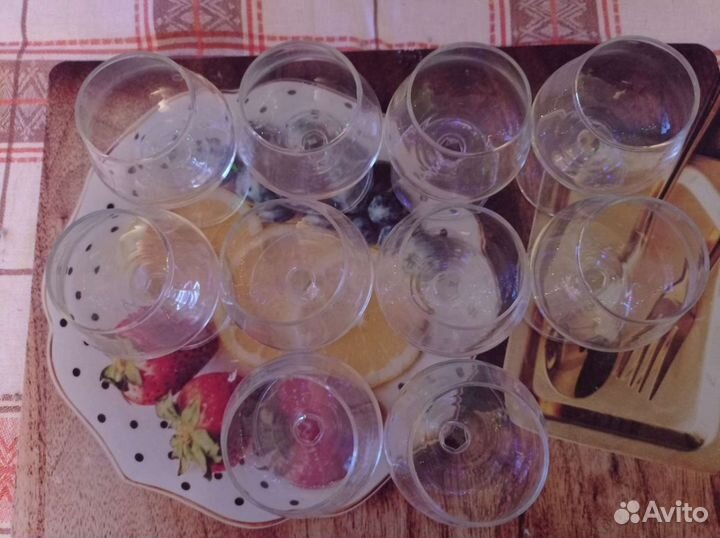 10 коньячных фужеров