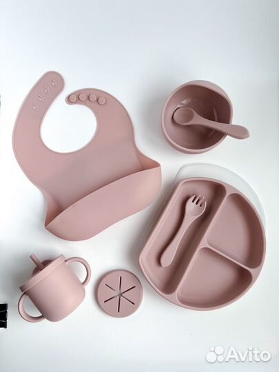 Новая детская посуда из силикона в ассортименте