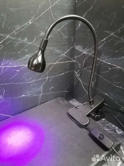 Фонарик для маникюра на прищепке