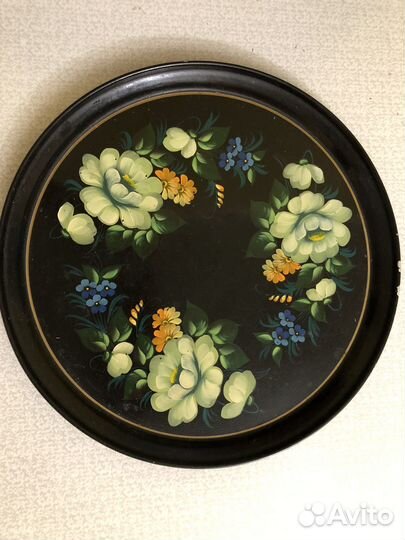 Расписные подносы СССР
