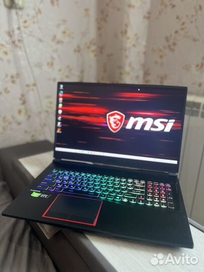Игровой ноутбук Msi Rtx2070 8gb/i7