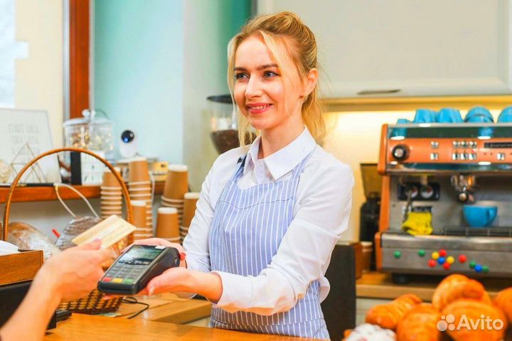 Кассир-бариста в кафе с питанием без опыта