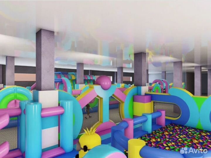 Надувной парк, игровая комната для детей