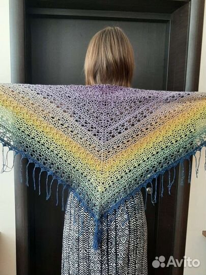 Платок, бактус, шаль крючком