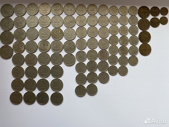 Монеты 1980-1991 годов