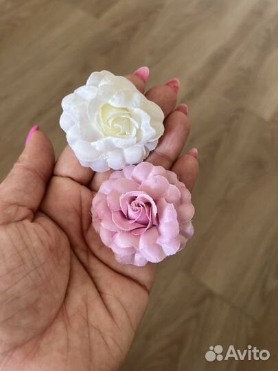 Цветы тканевые для рукоделия