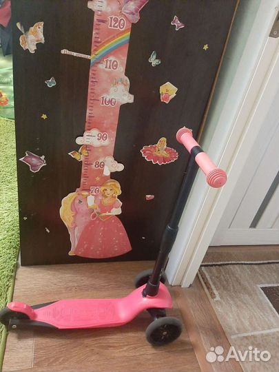 Самокат детский трехколесный бу