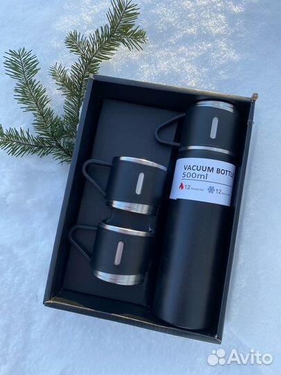 Термос 0,5 с кружками сообразим на троих