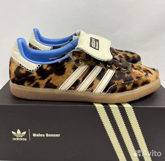 Adidas x samba wales bonner leopard