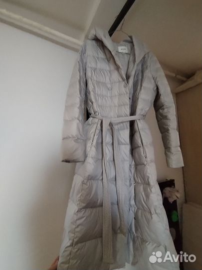 Пуховик женский демисезонный длинный