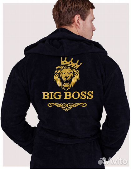 Халат банный для дома подарок мужчине юбилей