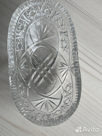 Конфетницы хрустальные