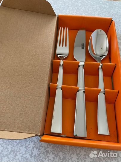 Набор Thomas вилка ложка нож детский