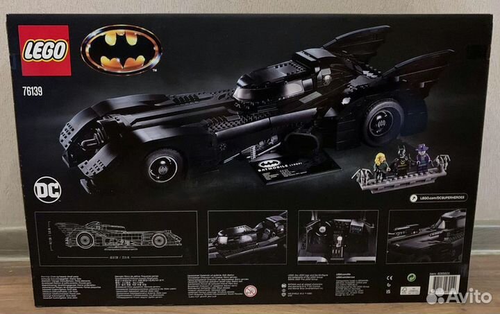 Lego 76139 batmobile 1989 Бэтмобиль