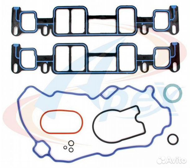 Прокладки впуска 4,3L OHV GMC/Chevrolet