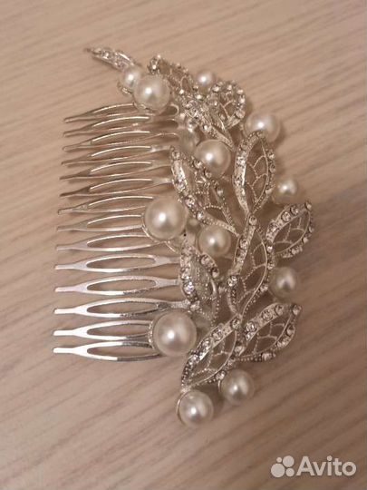 Свадебный гребешок для волос