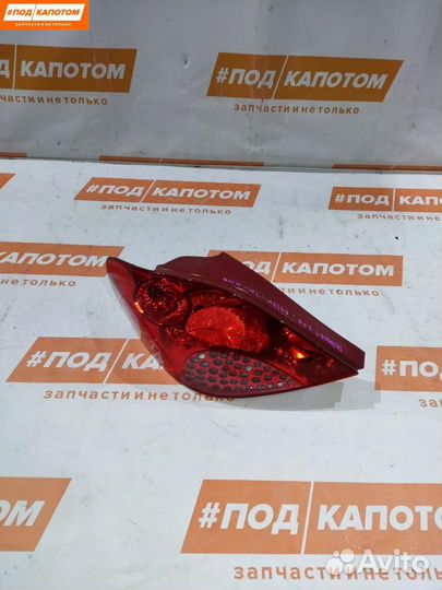 Фонарь задний левый Peugeot 207 2008