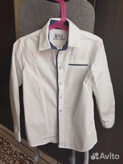 Форма для школы 128, рубашка белая