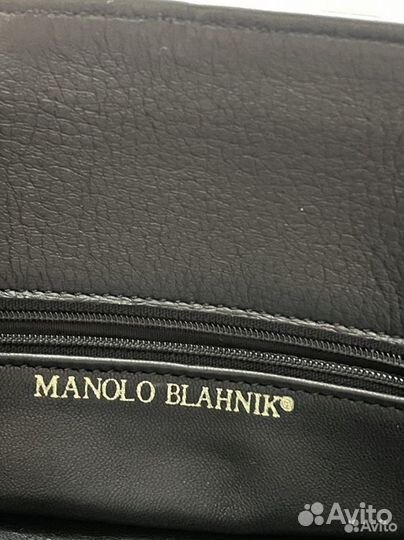 Сумка кожаная Manolo Blahnik