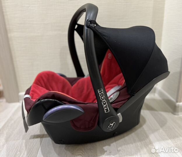 Автокресло 0+ Maxi Cosi + Isofix, переходники