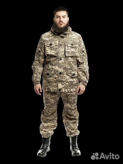 Костюм летний Горка-8 серая цифра