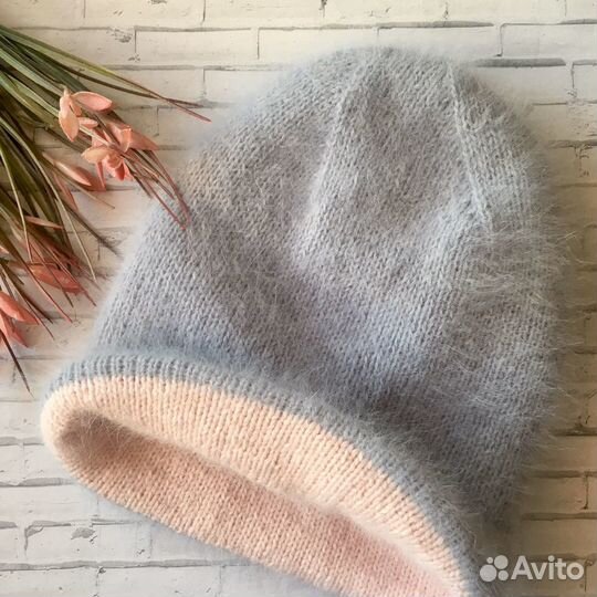 Шапки бини из пуха норки