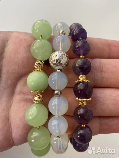 Браслеты из нат камней