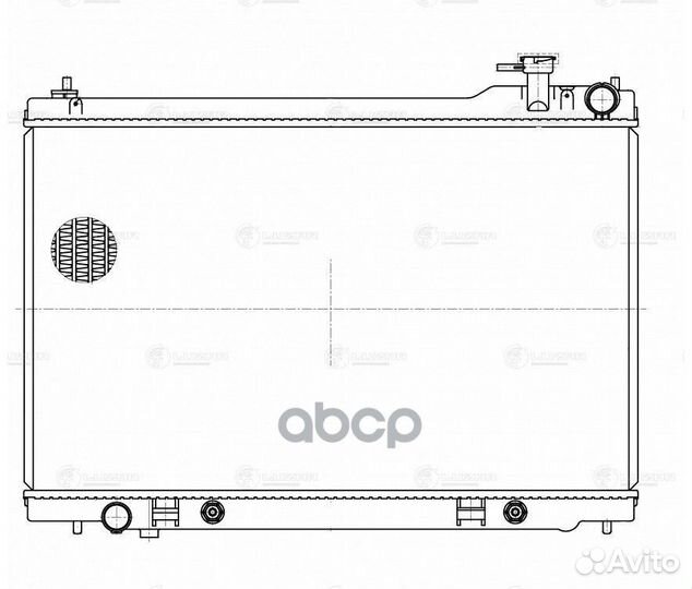 Радиатор infiniti FX35 (03) LRc1480 luzar