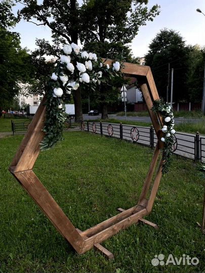 Свадебная арка для выездной регистрации аренда