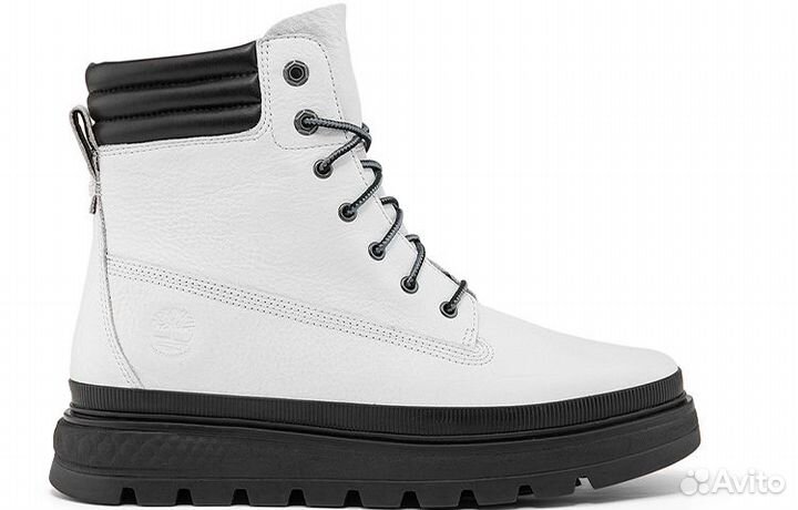 Timberland Greenstride Ray City Waterproof Wide Fit Boot 'White Full Grain' Women's (39,5)