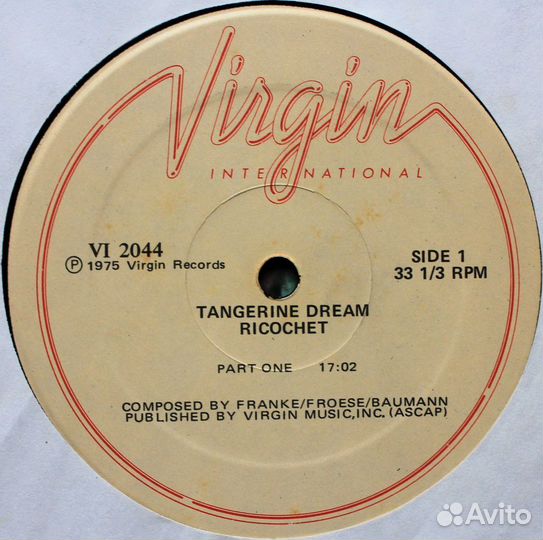 Виниловая пластинка Tangerine Dream