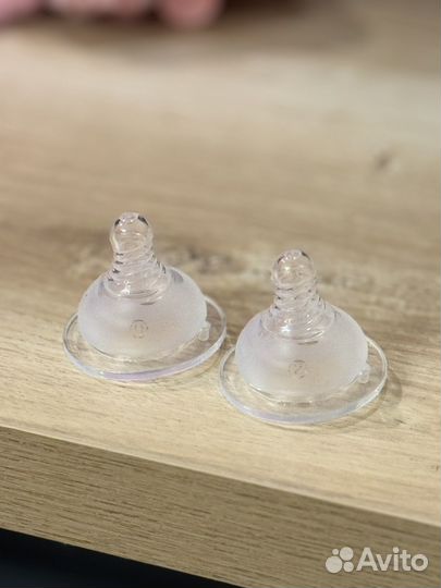 Соска для бутылочек,Miyoumi, антиколиковая, 2 шт