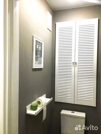 Сантехлюк для вашей ванной с жалюзийными фасадами