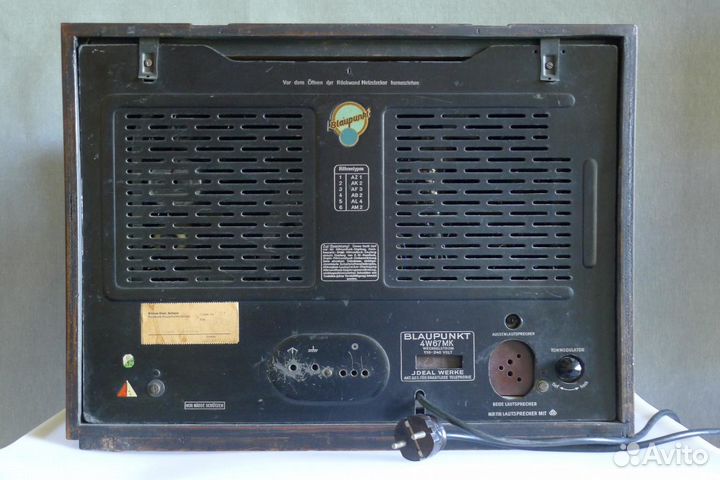 Ламповый радиоприемник Blaupunkt 4W67MK