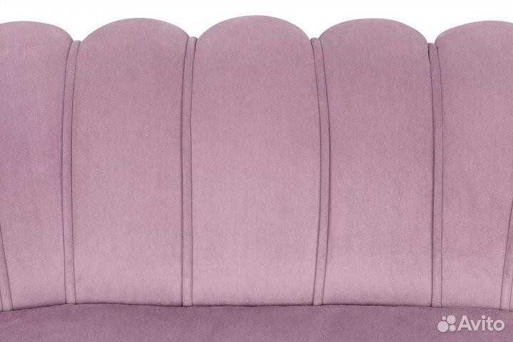 Дизайнерский розовый диван Pearl double pink