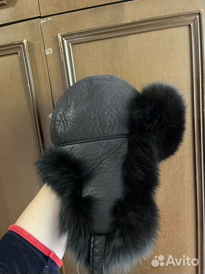 Норковая шапка мужская