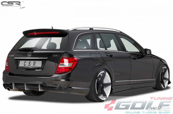 Mercedes W204 07-15 Накладки на пороги