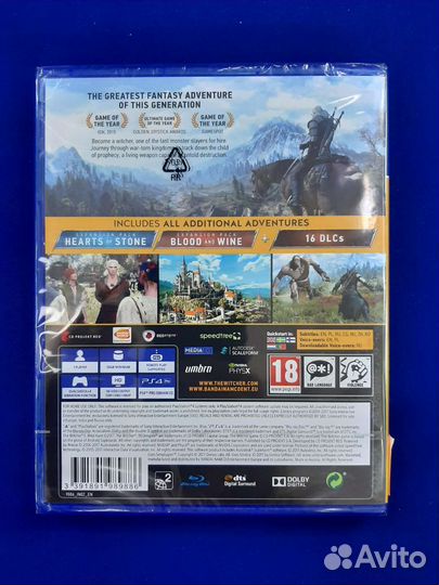 PS4 The Witcher 3 goty (Новый)(Продажа/Обмен)