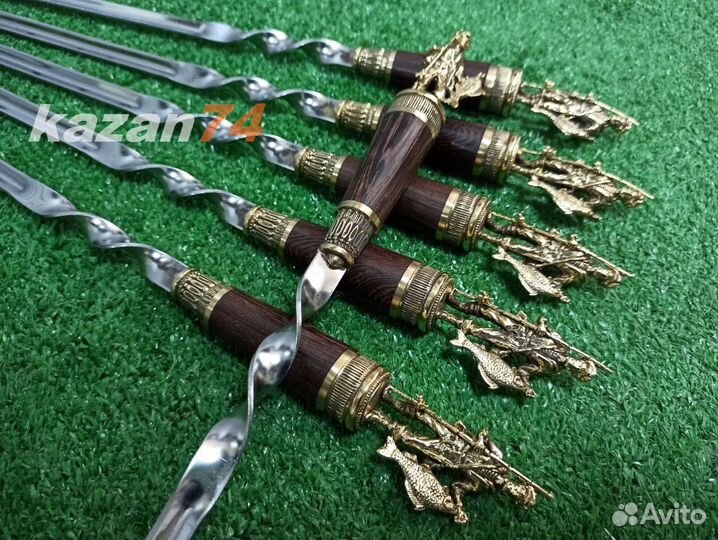 Шампуры подарочные комплект рыбак